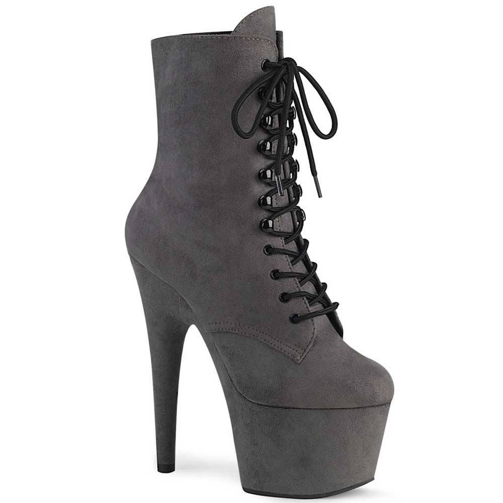 Pleaser - ADORE1020FS Plateau Laarzen, Paaldans schoenen - Paaldans schoenen - Grijs Product image